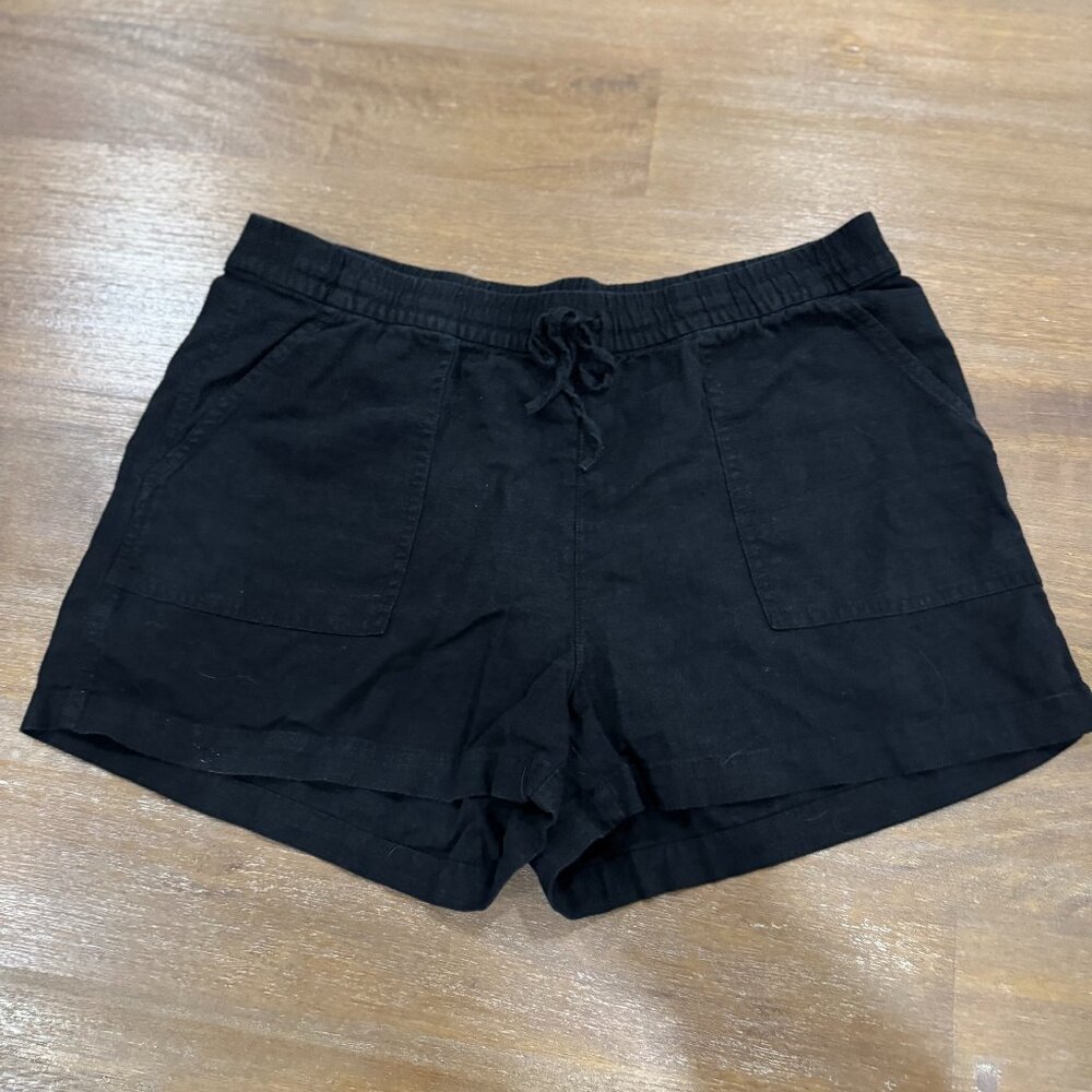 J. Crew Drawstring Black Shorts